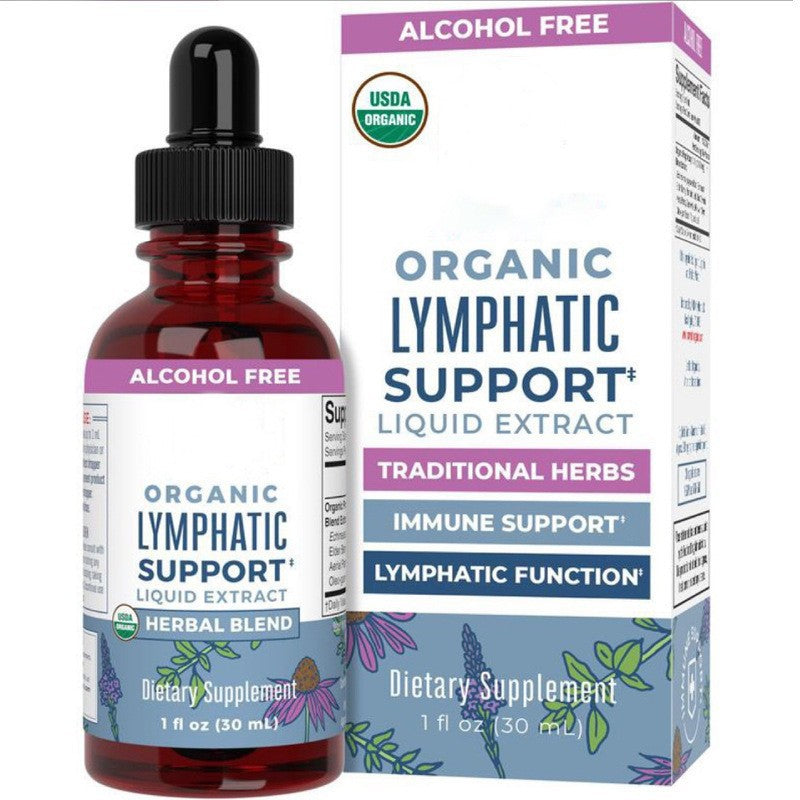 Lymphatic Support Herbal Blend Liquid Drops- Echinacea & Elderberry
