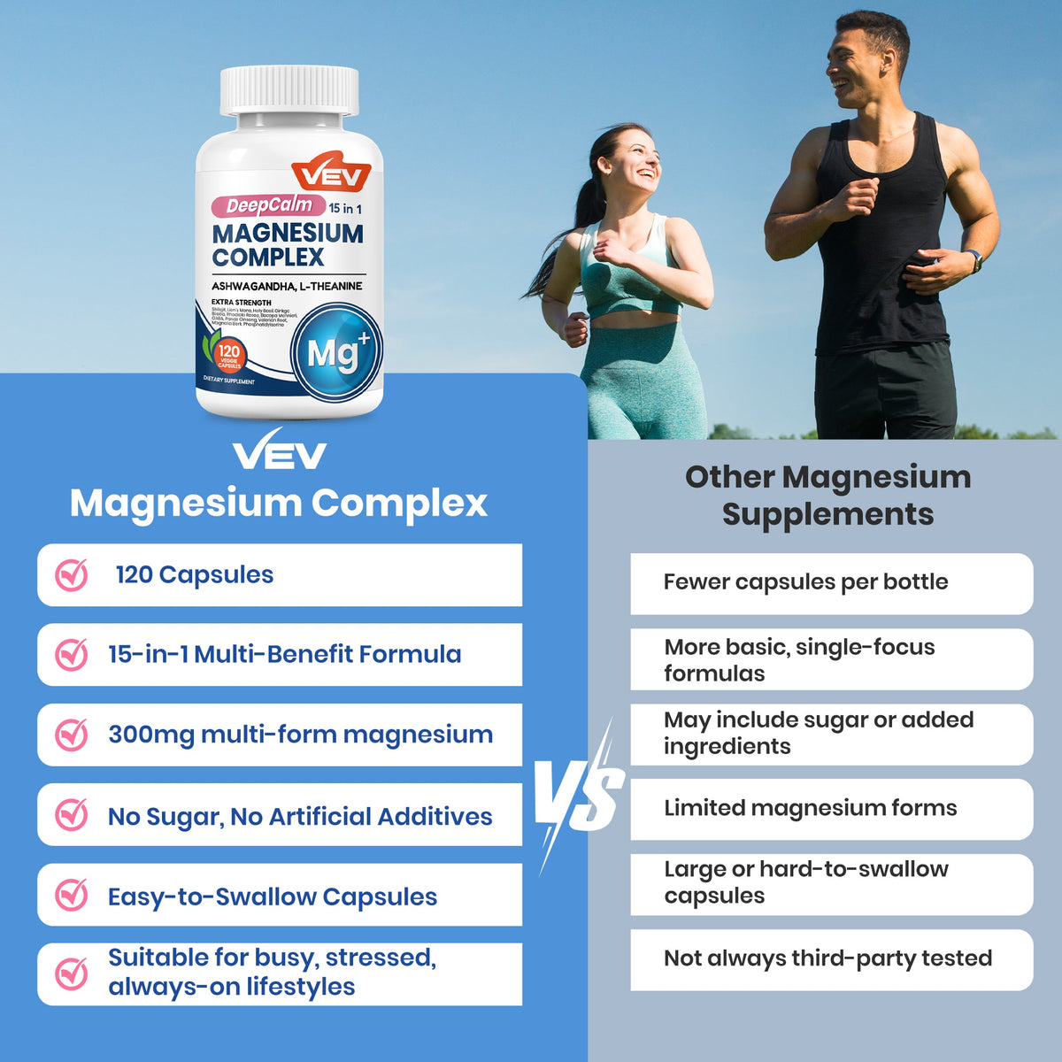 15 In 1 Deep Calm Magnesium Complex Capsules