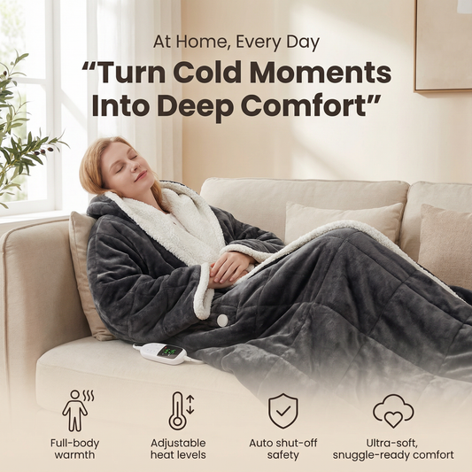 Heated Wearable Blanket