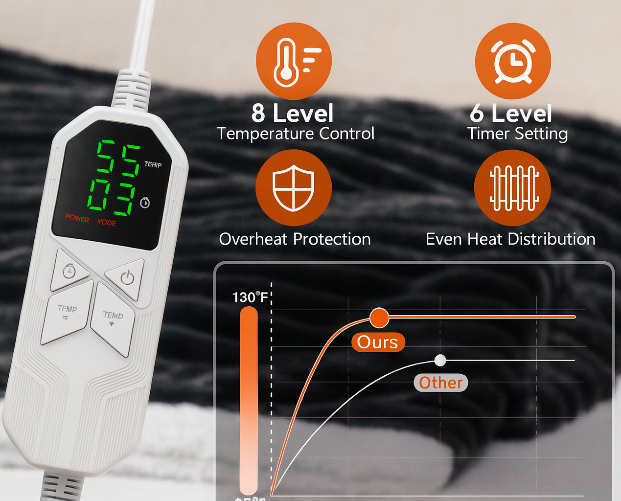 Heated Wearable Blanket