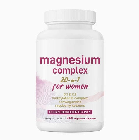 现货TK亚马逊跨境爆款 240粒镁复合物胶囊magnesium膳食补充