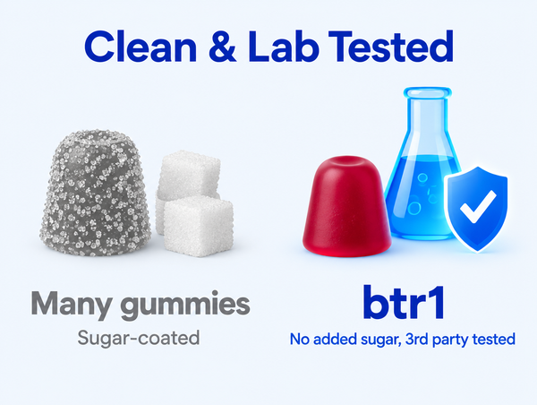 No added sugar, third-party tested